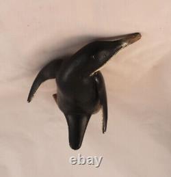 Vintage Folk Art Carved Penguin