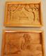 Vintage Folk Art Carved Wooden Cabin Water Mill 3-d Landscape Scene Pine B. K. 97