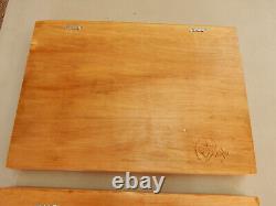 Vintage Folk Art Carved Wooden Cabin Water Mill 3-D Landscape Scene Pine B. K. 97