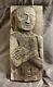 Vintage Folk Art Carved Wooden Deep Relief Figural Hanging Sculpture