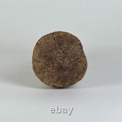 Vintage Folk Art Hand Carved Towering Abstract Wood Sculpture