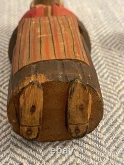 Vintage Folk Art Wood Carving Signed Axel M Peterson
