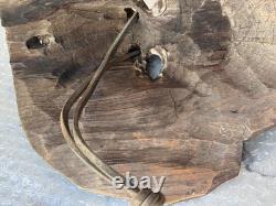 Vintage Folk Art Wooden Mask, Hand Carved Antique, Americas Cultural Decor Gifts