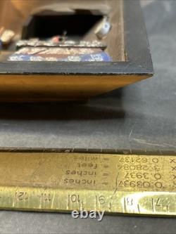 Vintage German 3D Wood Carving Shadow Box Diorama Music Box Folk Art 7x9