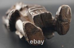 Vintage Guatemala Folk Art Carved Wood Warrior Slingshot 6 Ancient & Amazing