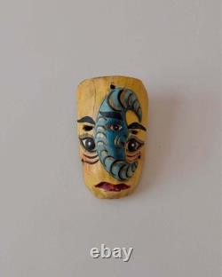Vintage Guerrero Mexico Hand Carved Wooden Folk Art Double Face Mask