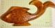 Vintage Haitian Hand-carved Mahogany Fish Sculpture 22 Folk Art Mid-century