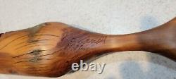 Vintage Hand Carved Driftwood Fish Wall Hanging Sculpture Folk Art RBrandt 96