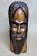 Vintage Hand-carved Dual-head Rastafarian Bust Jamaica 1970s Rare Folk Art