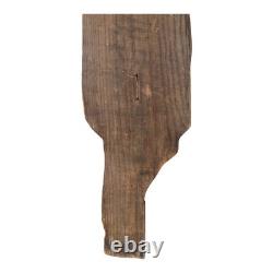 Vintage Hand-Carved Folk Art Sea Captain Fisherman Wooden Wall Hanging Sign