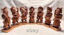 Vintage Hand Carved India Deity Folk art