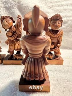 Vintage Hand Carved India Deity Folk art