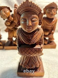 Vintage Hand Carved India Deity Folk art