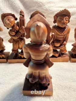 Vintage Hand Carved India Deity Folk art
