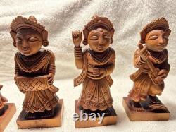 Vintage Hand Carved India Deity Folk art