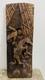 Vintage Hand-carved Spanish Folk Art Of Don Quixote Charging Windmill