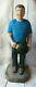 Vintage Hand Carved Wooden Folk Art Fireman Hand Painted Figure Large 27 Inches