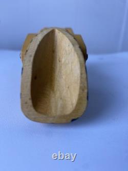 Vintage Hand Carved Wooden Native American Style Folk Art Figures Lot