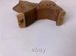 Vintage Hand Carved Wooden Native American Style Folk Art Figures Lot