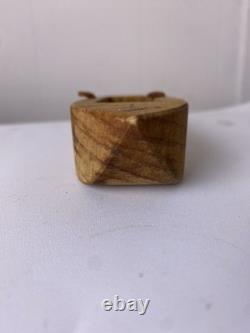 Vintage Hand Carved Wooden Native American Style Folk Art Figures Lot