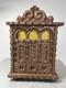 Vintage Hand Carved Wooden Shrine Altar Folk Art Handmade Decor 12 In X 9 In