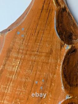 Vintage Hand Carved Wooden Squid Wall Art 39 Nautical Maritime Folk Art Sculptu