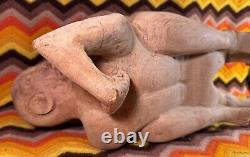 Vintage Jamaican Erotic Wood Sculpture 1970s Handmade Folk Art