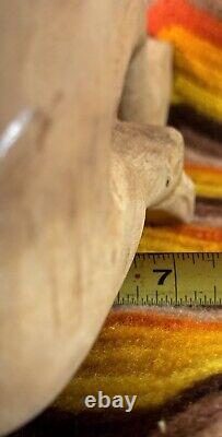 Vintage Jamaican Erotic Wood Sculpture 1970s Handmade Folk Art