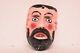 Vintage Mexican Folk Art Carved Wood Dance Mask Veracruz Bearded Man Carnival