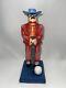 Vintage Markus Pierson Wood Coyote Golf Sculpture Lone Wolf Hand Carved Folk Art