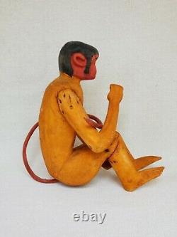 Vintage Mexican Folk Art ALEBRIJE Nahual Monkey wood carving Mexico Oaxaca