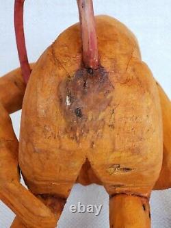 Vintage Mexican Folk Art ALEBRIJE Nahual Monkey wood carving Mexico Oaxaca