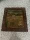 Vintage Mexican Folk Art Wood Carving Bas Relief 8 X 10 One Piece Wall Hanging