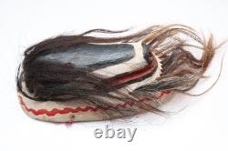 Vintage Mexican Yaqui Pascola Dance Mask, Mid 20th Century Folk Art Carved Wood