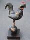 Vintage Palladio Italy Wooden Hand Carved & Painted Rooster Chicken Folk Art 16