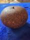 Vintage Peruvian Folk Art Hand Carved Gourd Figurine