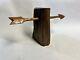 Vintage Signed Wooden Arrow & Stump Carving John Maxwell Cookeville Tn Folk Art