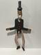 Vintage Uncle Sam Primitive Folk Art Wood 18 Carving Wooden Whirligig Legs Rare