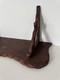Vintage Wall Shelf / Arts And Craft / Hand Carved / Folk Art Shelf