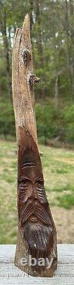 Vintage Wood Carving 18 Big Foot Sasquatch Forest Creature Yeti Folk Art