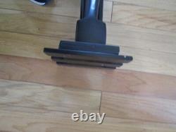 Vintage Wood Folk Art Carved Mother & Child Sculpture statue brass base 41 T