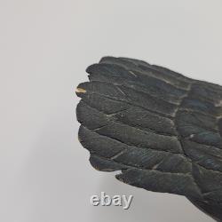 Vintage Wood Hand Carved Duck Decoy 13 Drake Painted Folk Art Detailed 1978