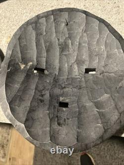 Vintage Wooden Masks Hand Carved and Painted, Set of 3, African Folk Art