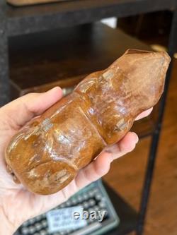 Vintage c1960s Folk Art Attributed East Tennessee Hand Carved Wood Sow Pig CF