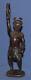 Vintage Hand Carved Wood Tribe Man Statuette
