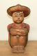 Vintage Hand Carving Wood Mexican Boy Statuette