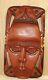 Vintage Hand Carving Wood Wall Hanging Tribal Mask