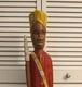 Vtg #2 Folk Art Carved Wood English Soldier Lancer C. 1857 Sculpture Painted 36