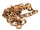 Vtg Folk Art Carved Whittled Wood Wooden Chain Ioof Odd Fellows Long