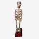 Vtg Hand Carved Folk Art Wood Skeleton Jointed Day Of The Dead Oaxacan